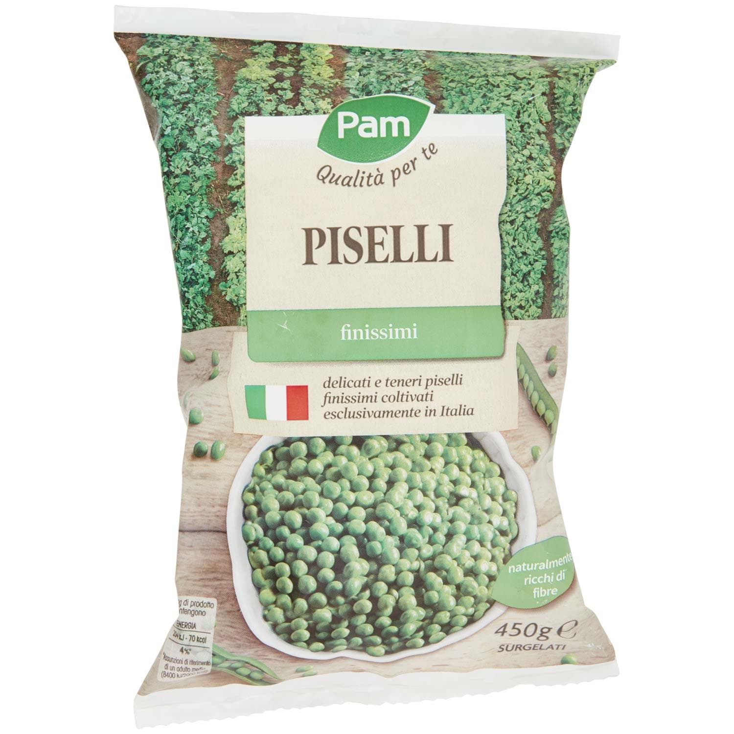 PAM PANORAMA Piselli Finissimi surgelati 450 g – immagine 2