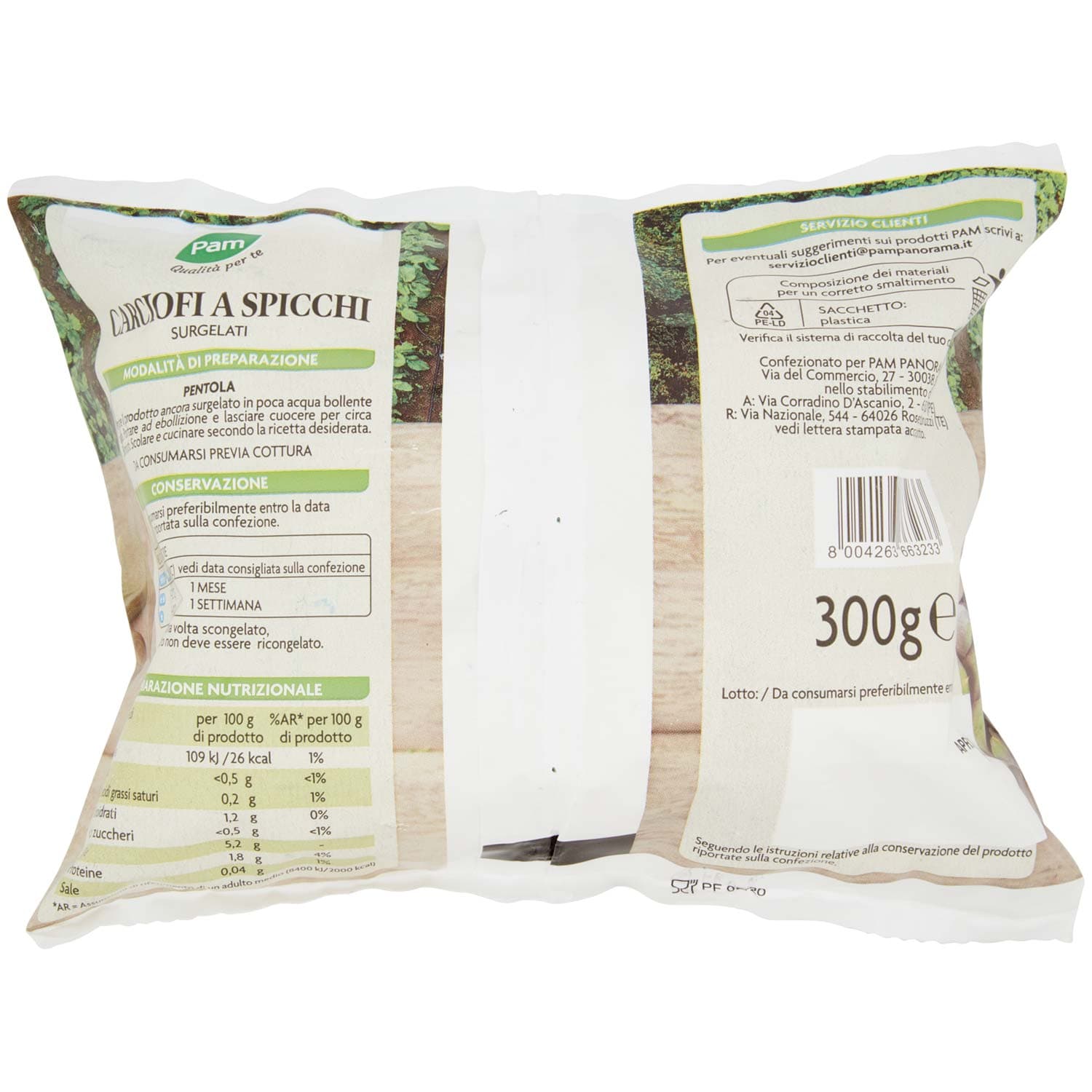 PAM PANORAMA Carciofi a Spicchi surgelati 300 g – immagine 4