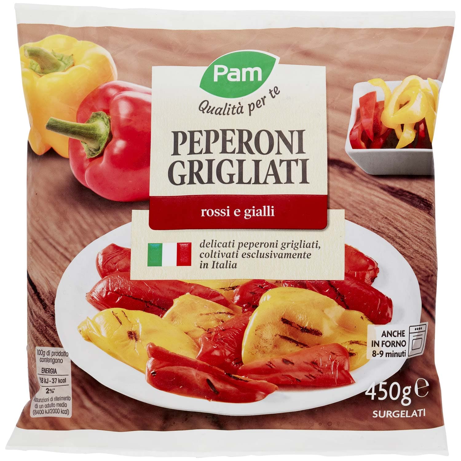 PAM PANORAMA Peperoni Grigliati surgelati 450 g – immagine 2