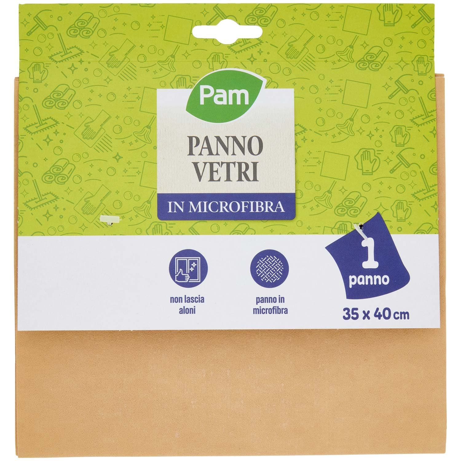 PAM Panno Vetri in Microfibra 35 x 40 cm 1 pz – immagine 2