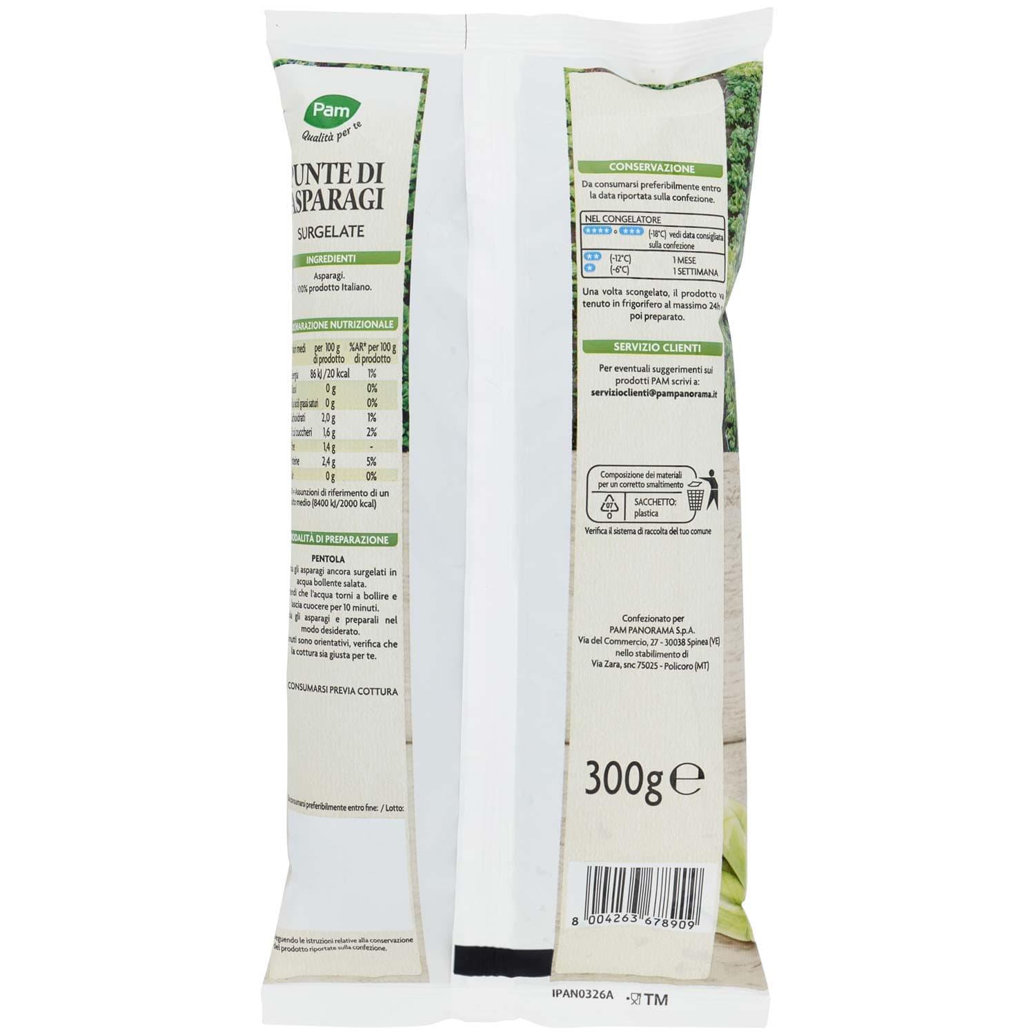 PAM PANORAMA Punte di Asparagi surgelate 300 g – immagine 4