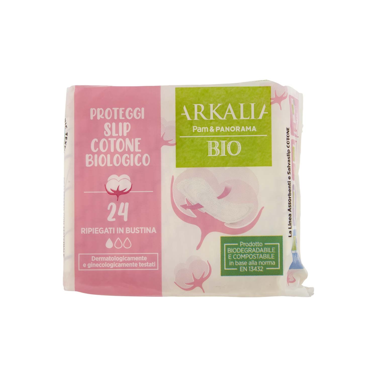 ARKALIA BIO Proteggi Slip Cotone Biologico Ripiegati in Bustina 24 pz – immagine 2