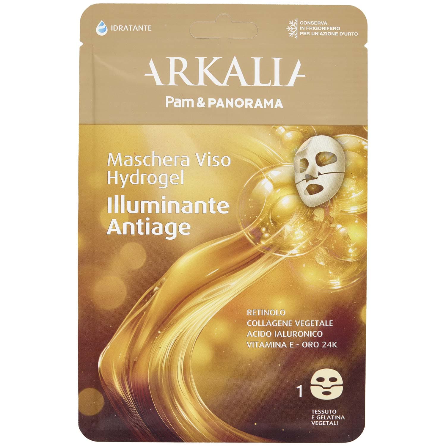 ARKALIA Maschera Viso Hydrogel Illuminante Antiage 1 pz – immagine 2