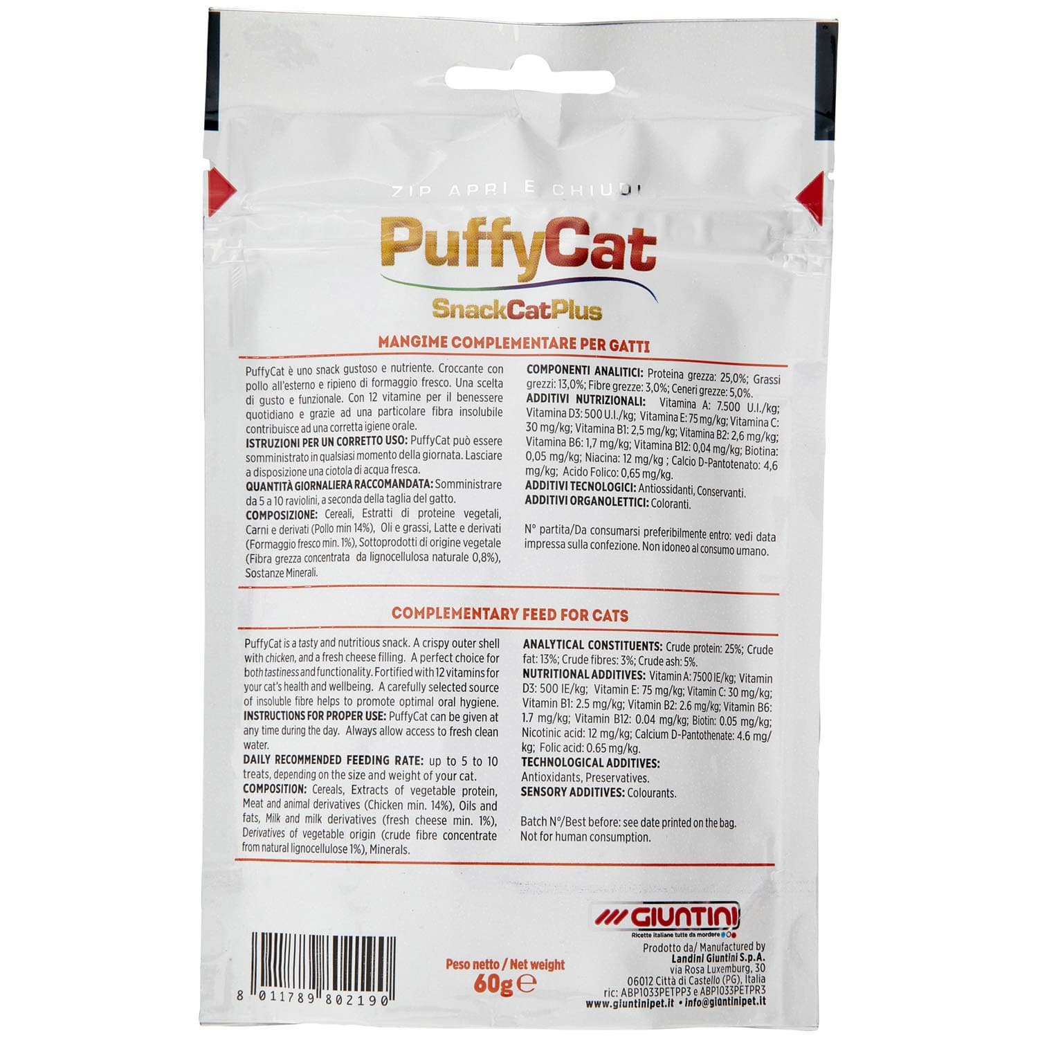 Snack cat plus con formaggio fresco – immagine 4