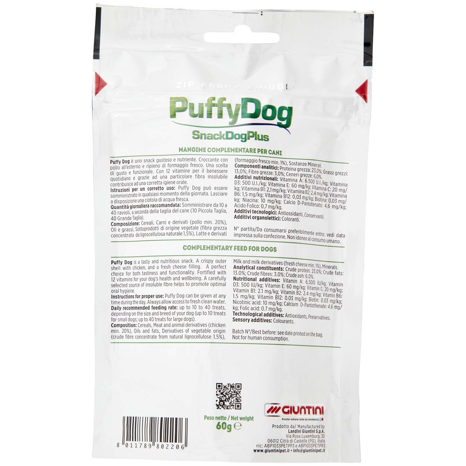 Snack dog plus con formaggio fresco – immagine 4