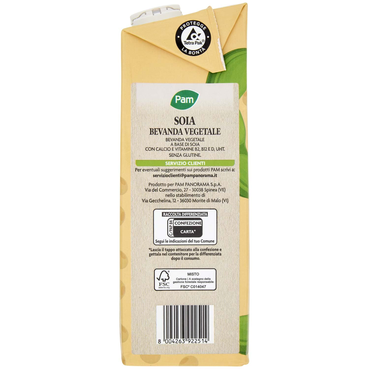 PAM Soia Bevanda Vegetale 1 L – immagine 5