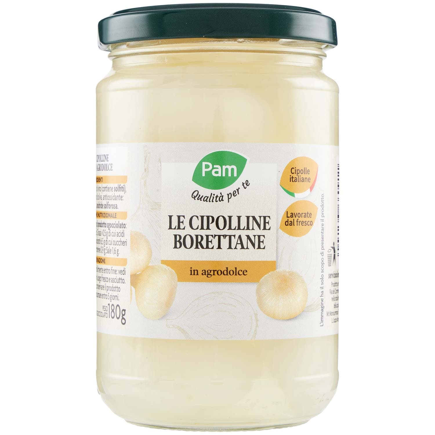 PAM PANORAMA Cipolline Borettane in Agrodolce 300 g – immagine 2