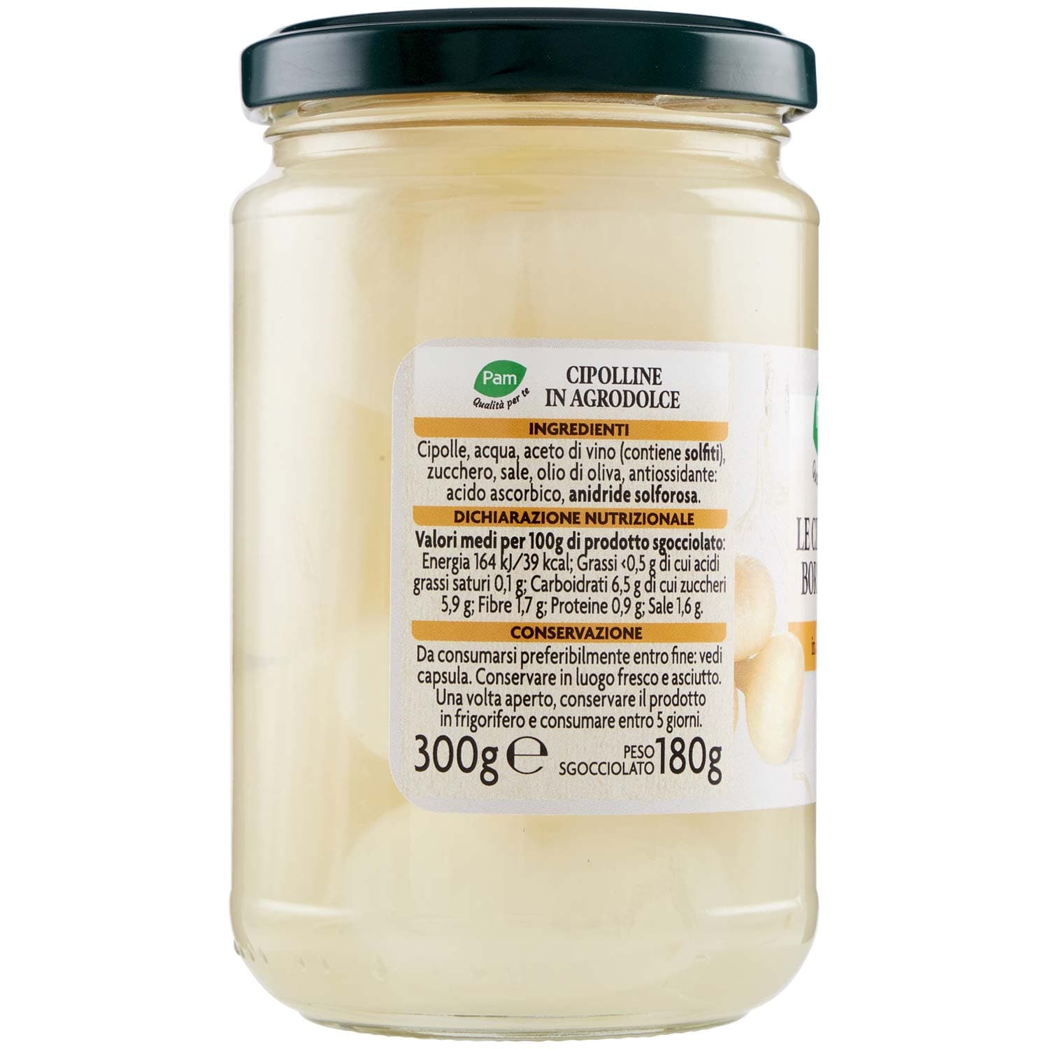 PAM PANORAMA Cipolline Borettane in Agrodolce 300 g – immagine 3