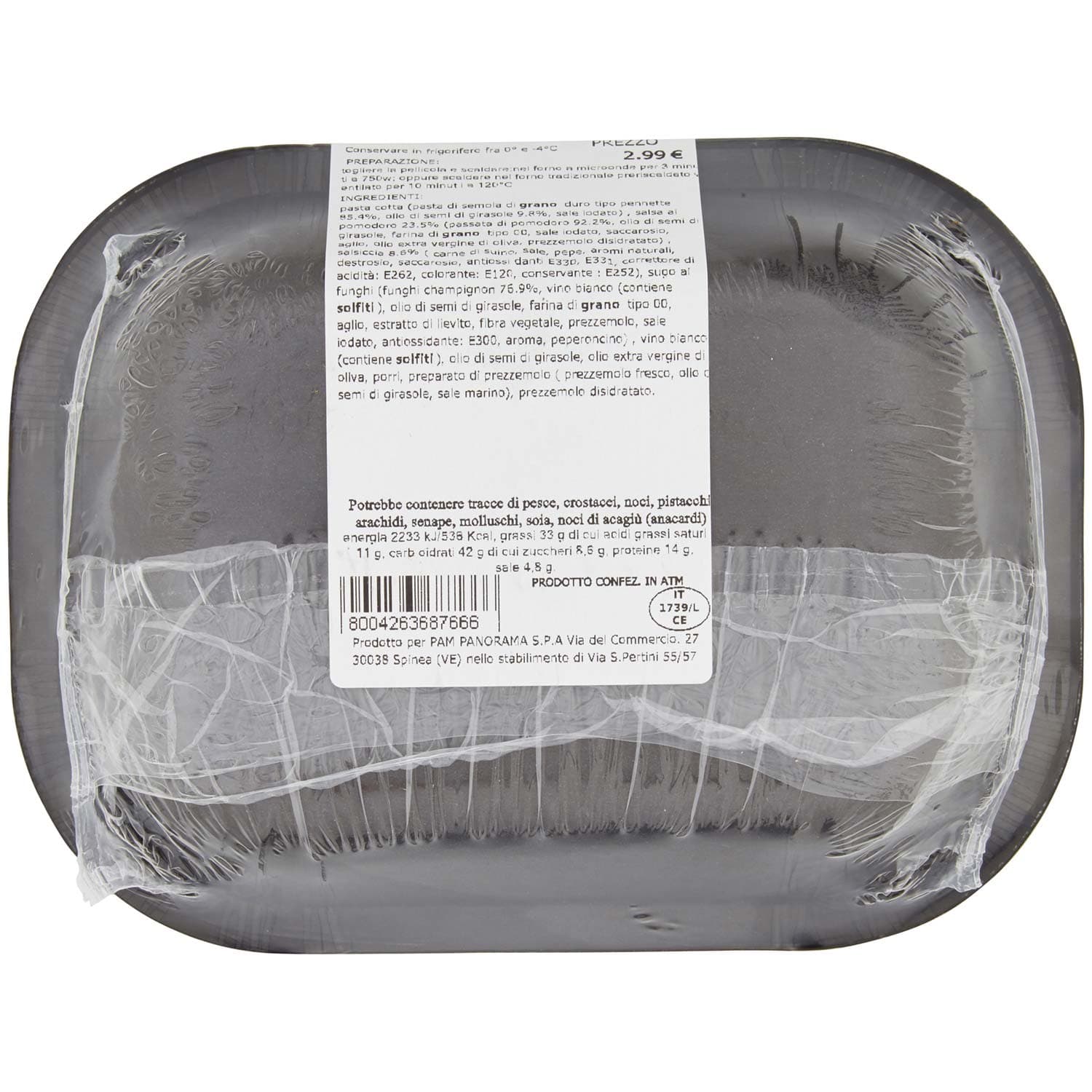 FRESCHE BONTA' Penne Funghi e Salsiccia 200 g – immagine 4