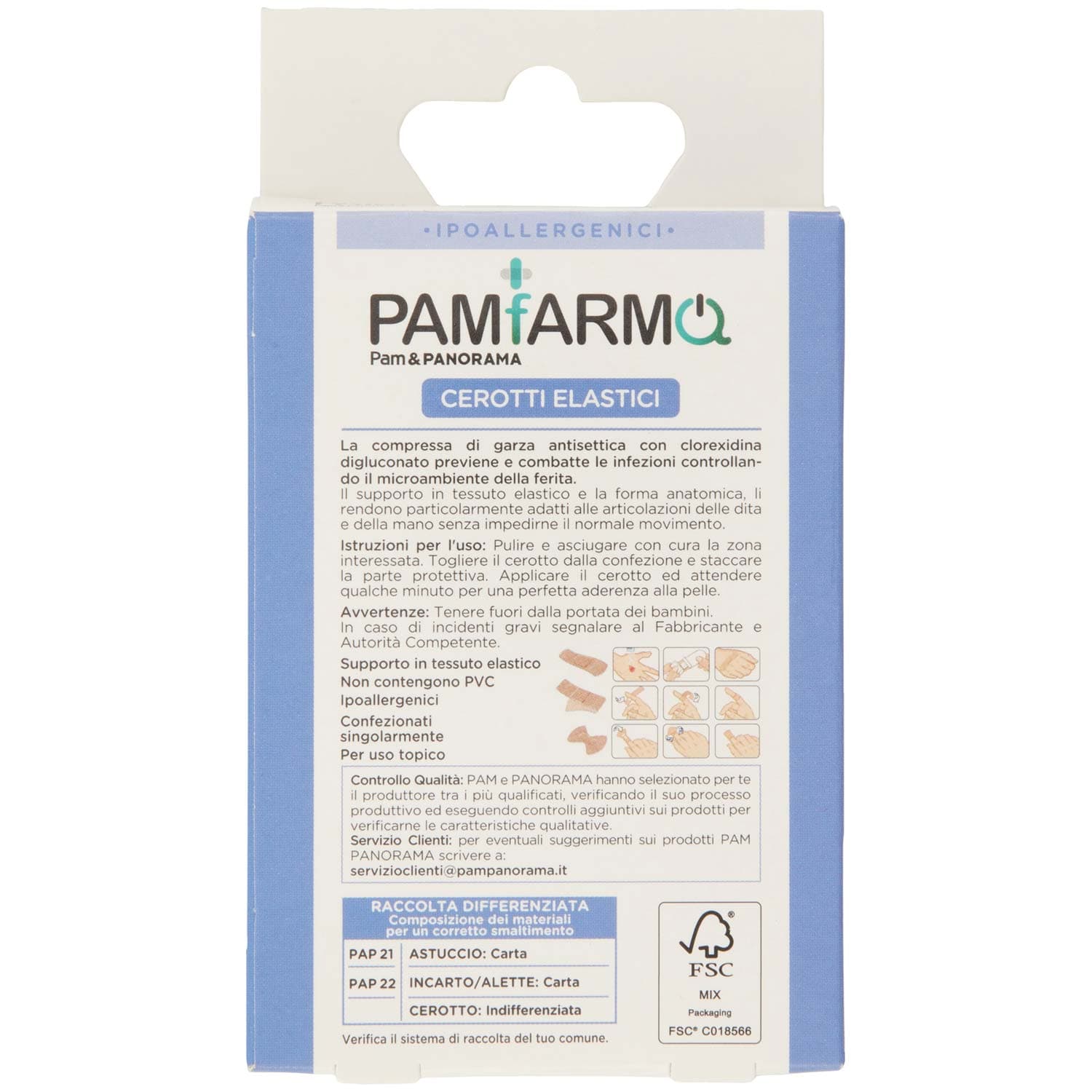 PAM PANORAMA Cerotti Elastici 3 Formati 14 pz – immagine 4