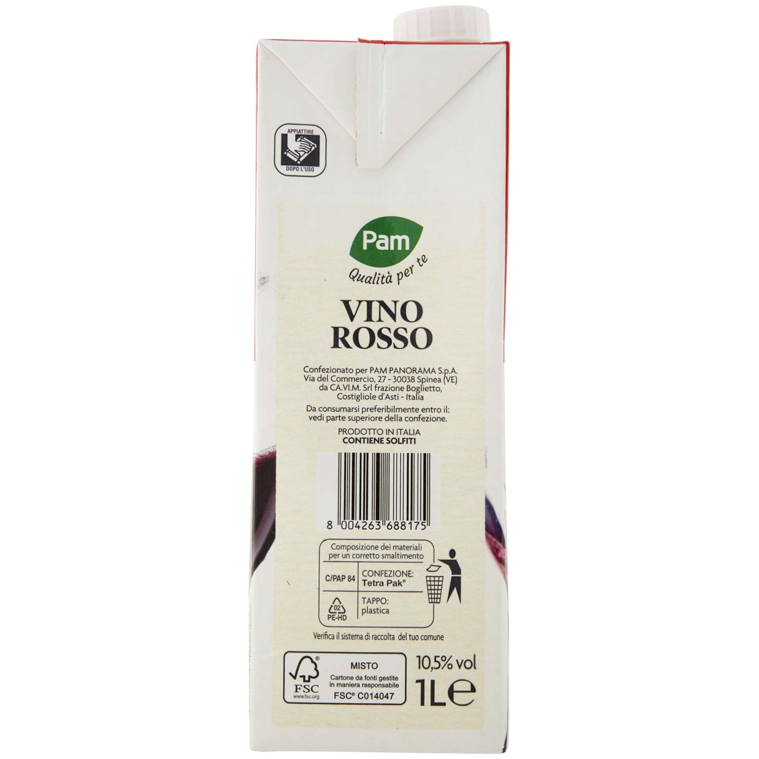 PAM PANORAMA Vino rosso 1 L – immagine 3