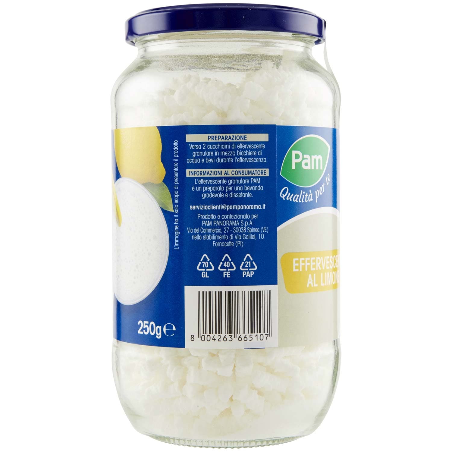 PAM Qualità per te Effervescente al Limone 250 g – immagine 3