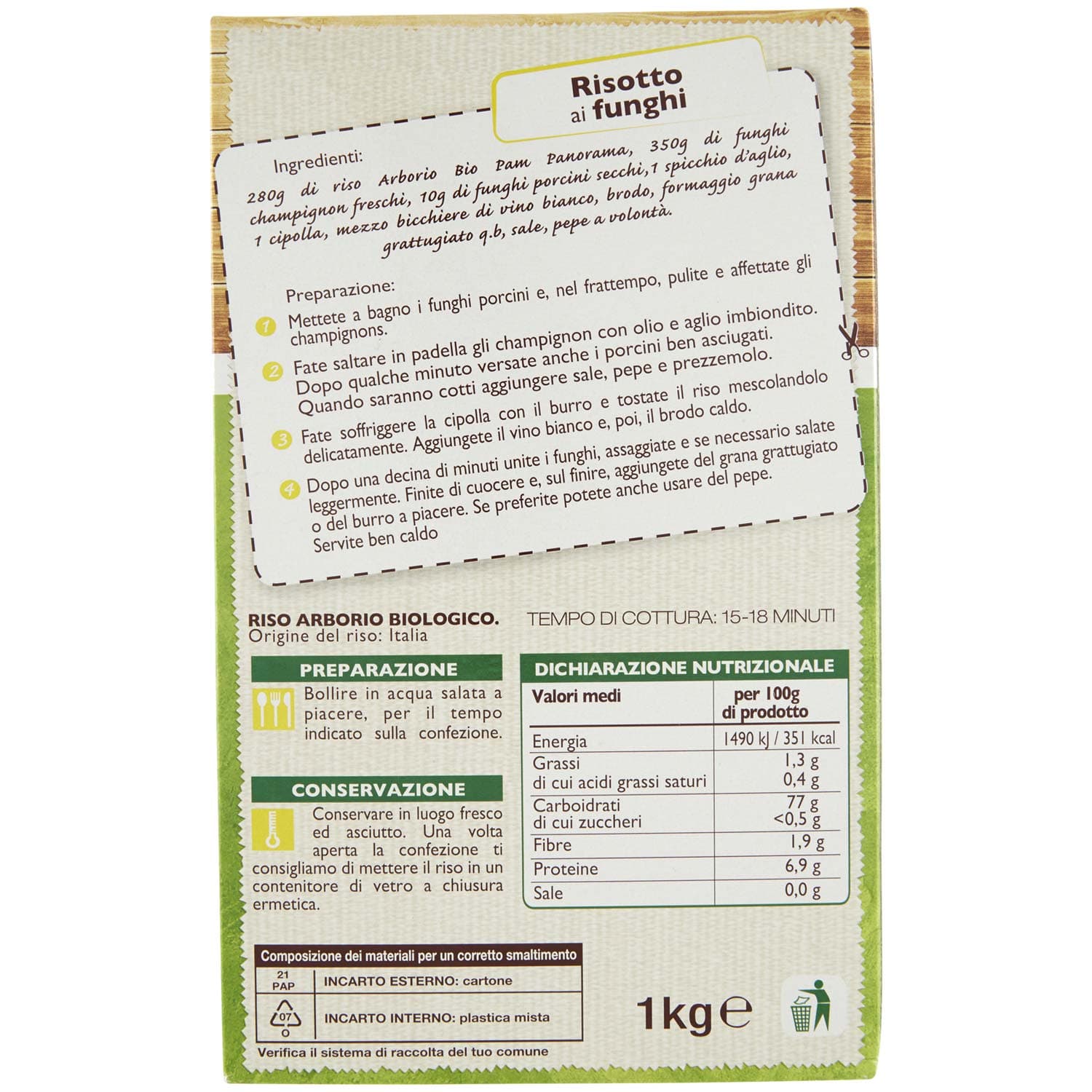 BIO Riso arborio Biologico 1 kg – immagine 4