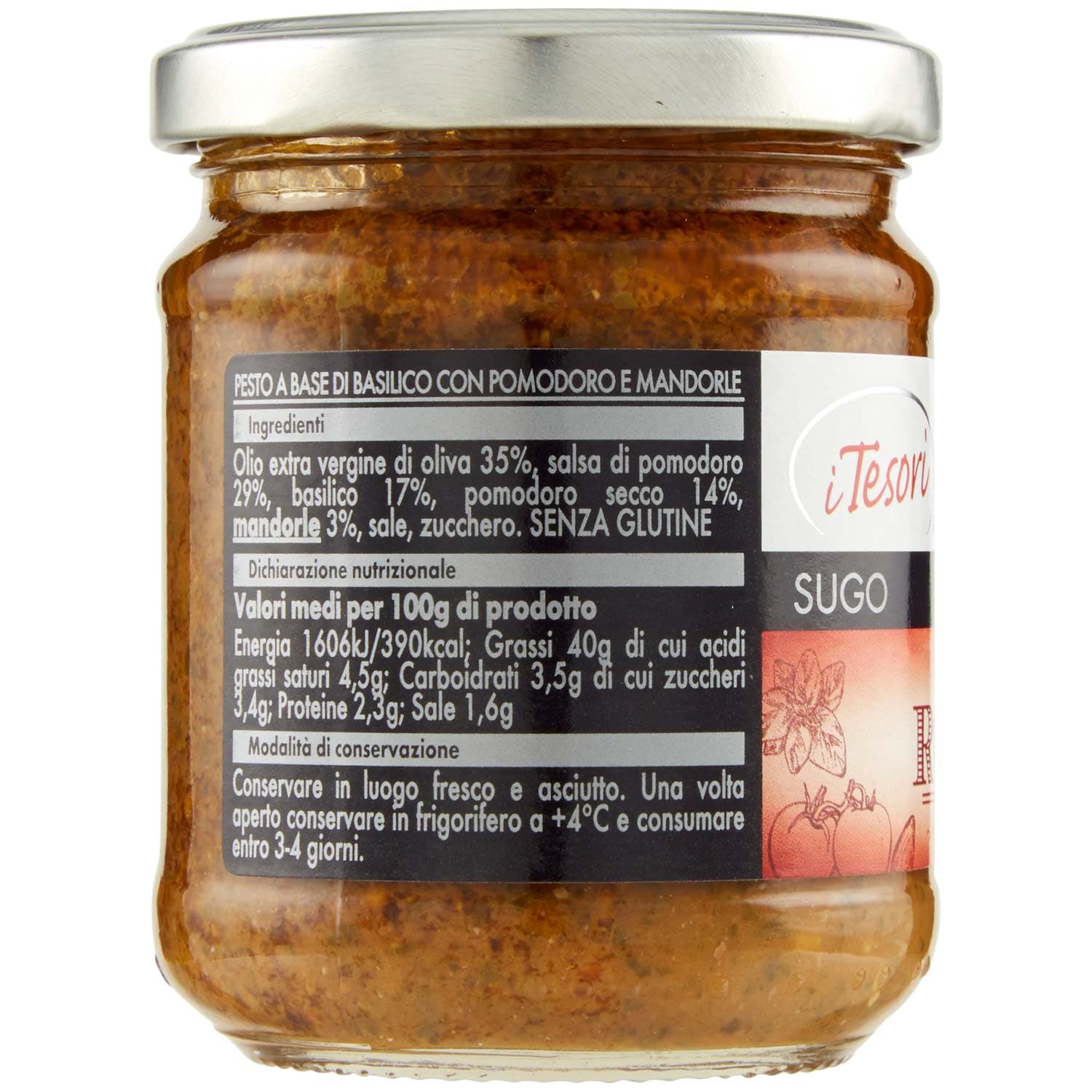 I TESORI Pesto Rosso 180 g – immagine 3
