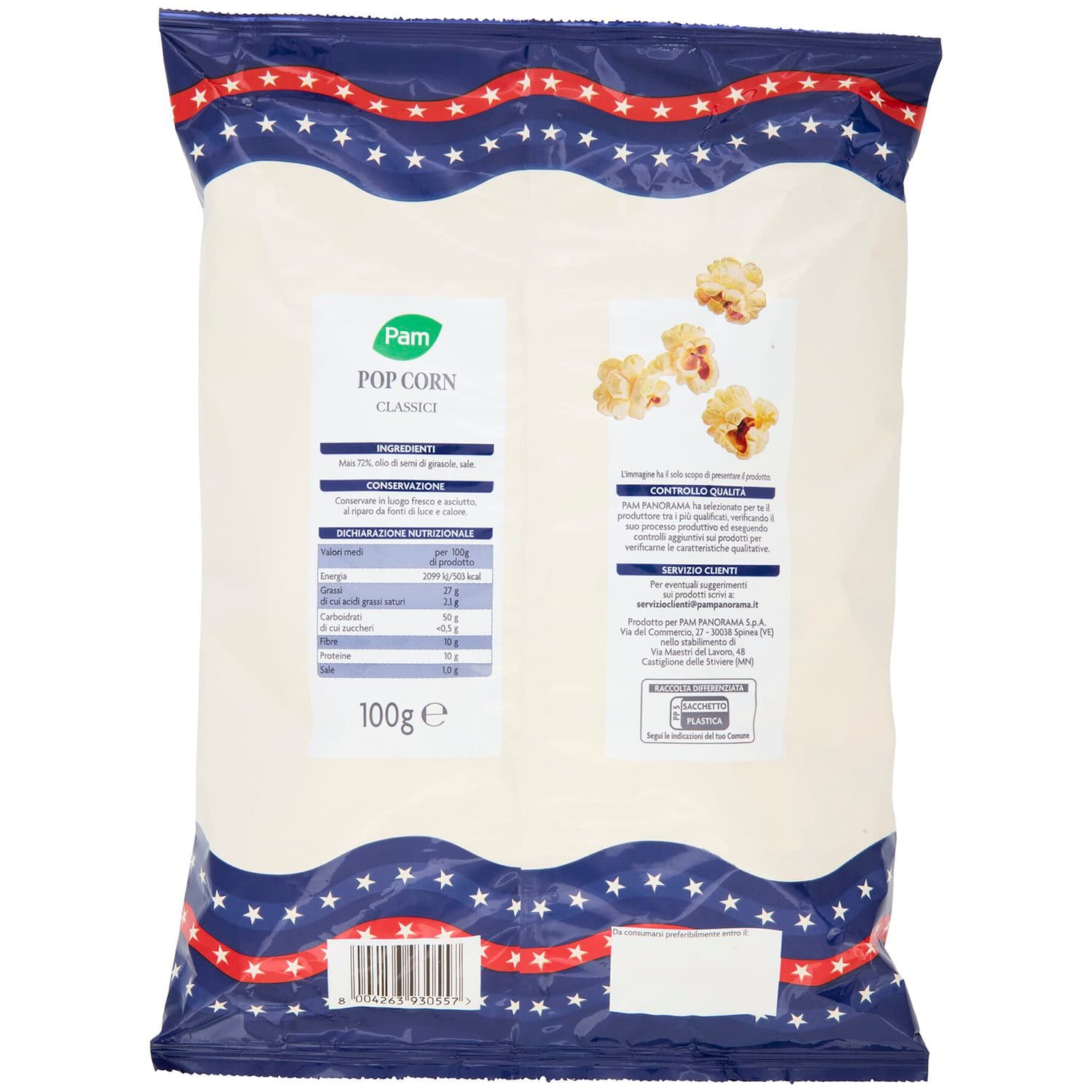 PAM Pop Corn Classici 100 g – immagine 5