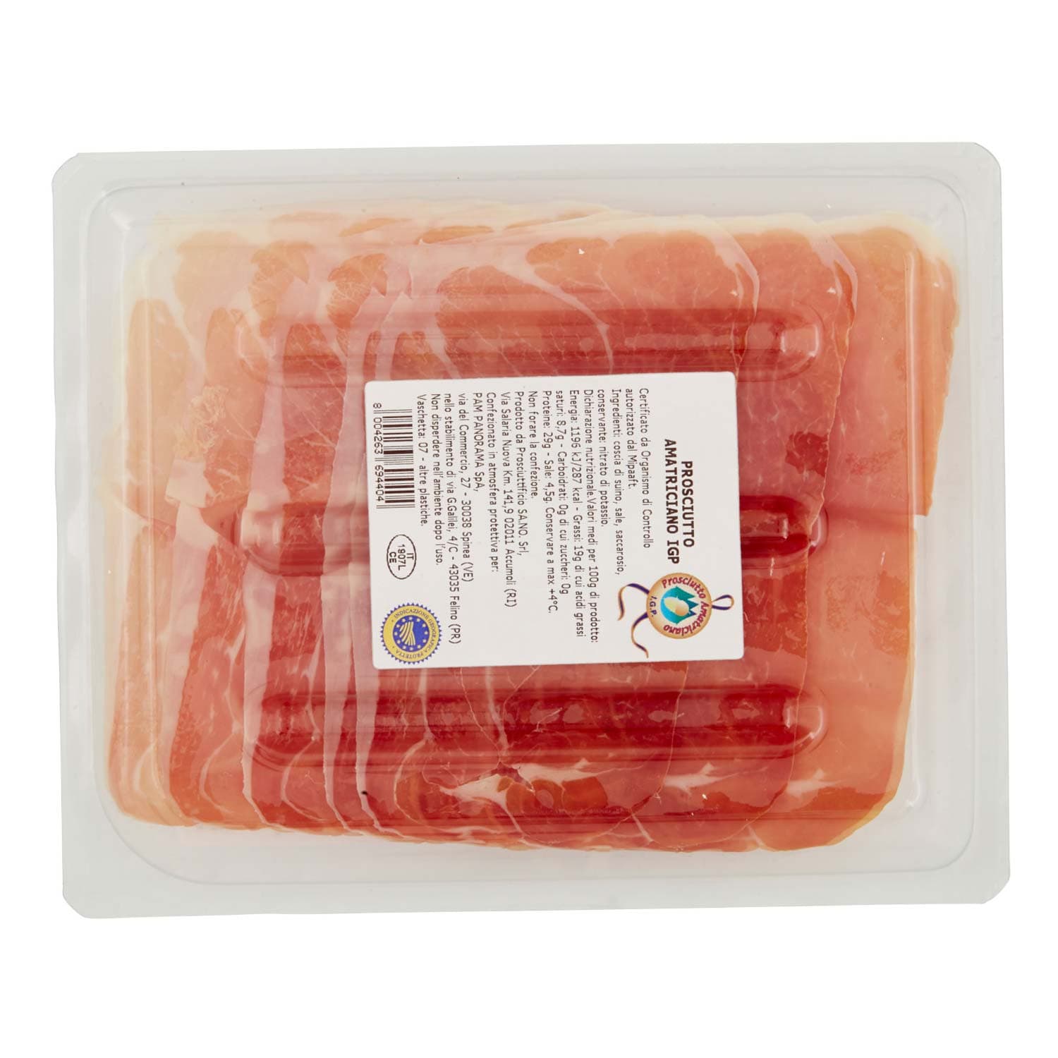 PAM PANORAMA Prosciutto Amatriciano IGP 100 g – immagine 5