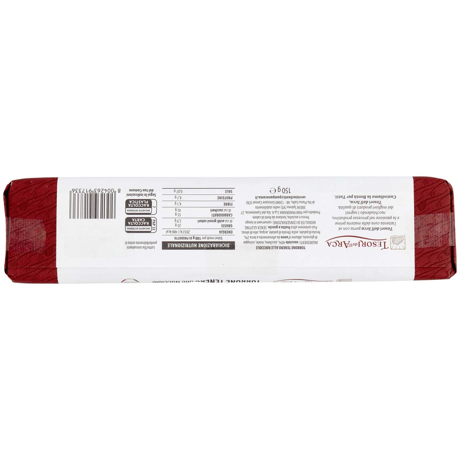 TESORI DELL'ARCA Torrone Tenero alle Nocciole 150 g – immagine 4