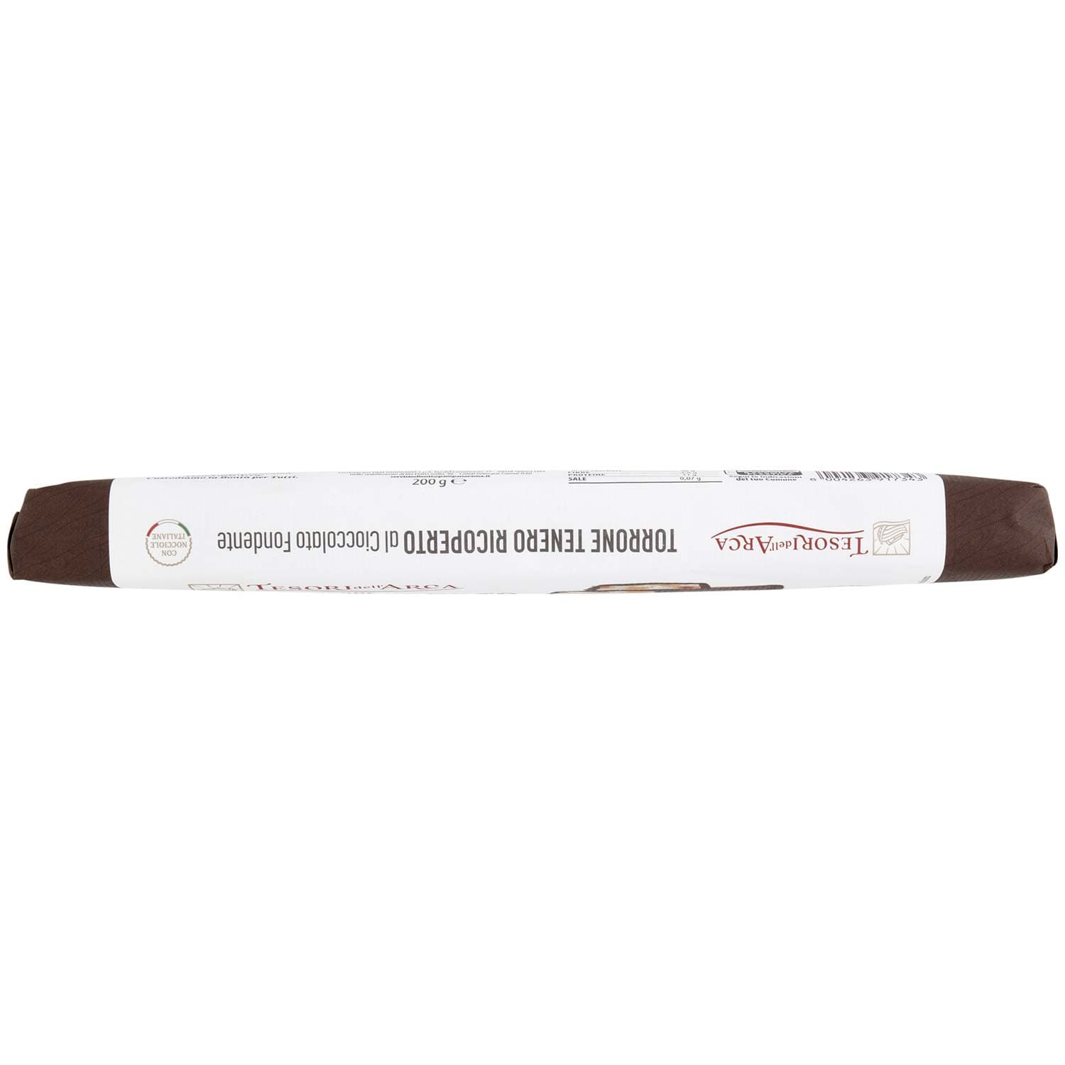 TESORI DELL'ARCA Torrone Tenero Ricoperto al Cioccolato Fondente 200 g – immagine 6