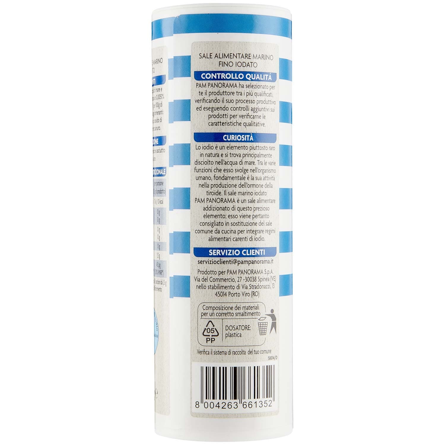 PAM PANORAMA Sale Marino Iodato fino 250 g – immagine 4