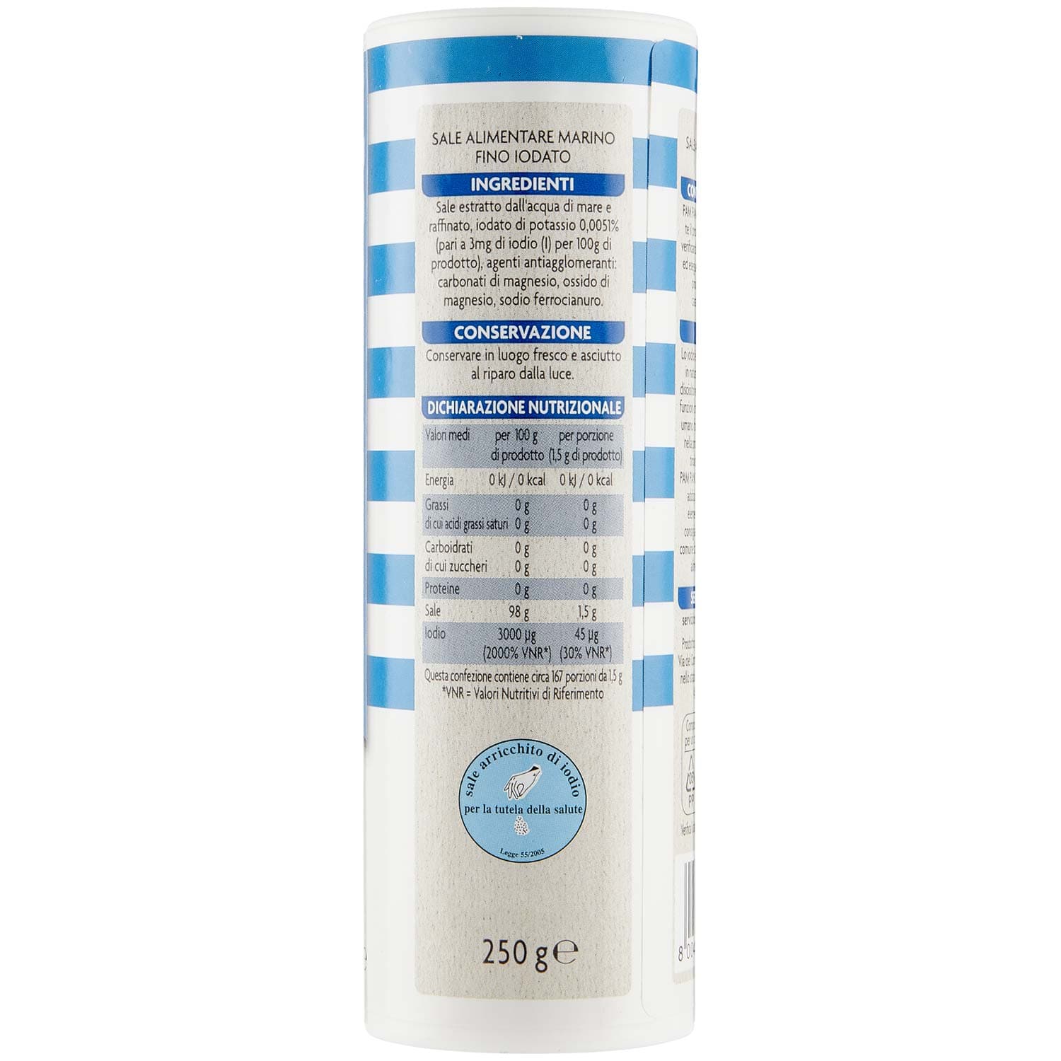 PAM PANORAMA Sale Marino Iodato fino 250 g – immagine 5