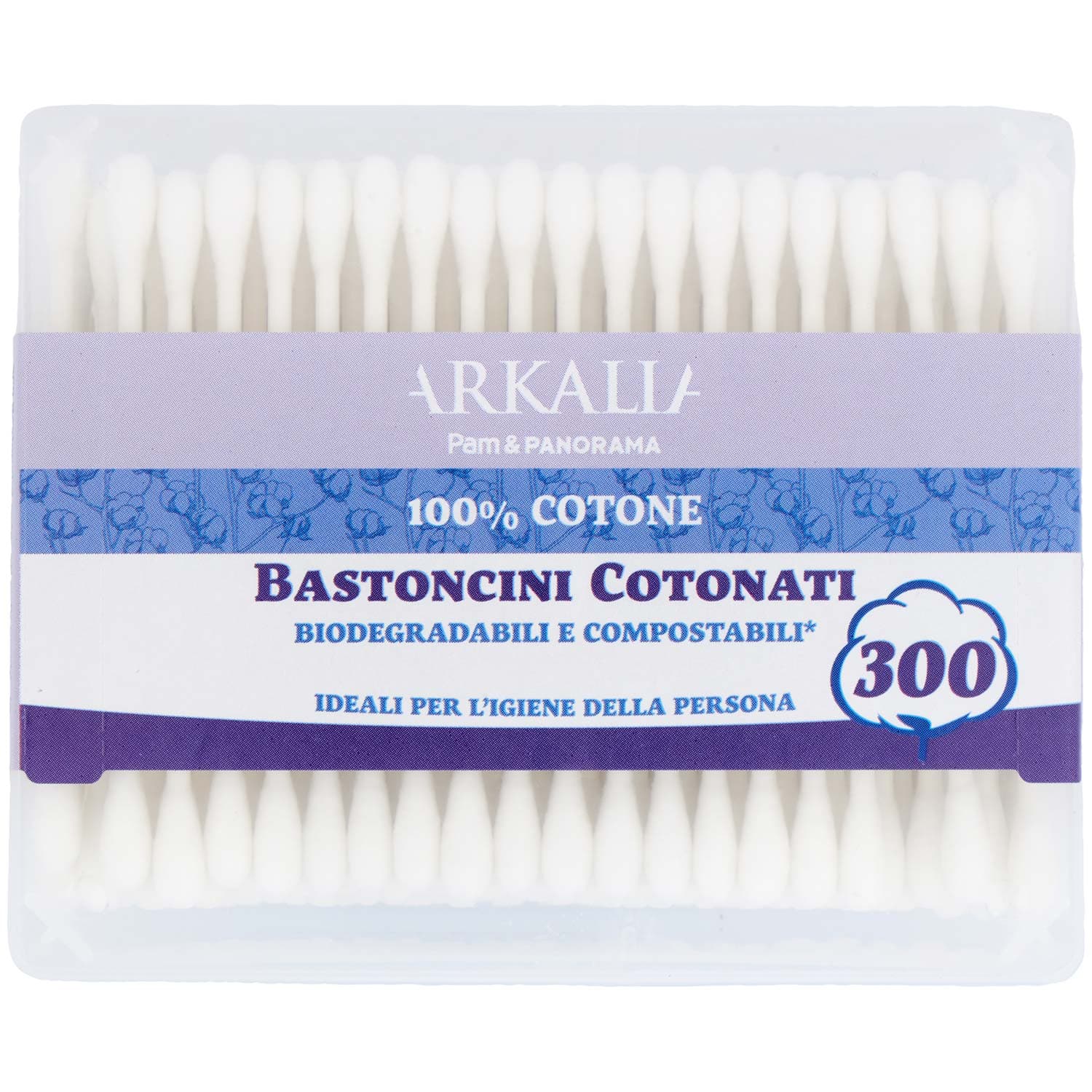 ARKALIA Bastoncini Cotonati 300 pz – immagine 2