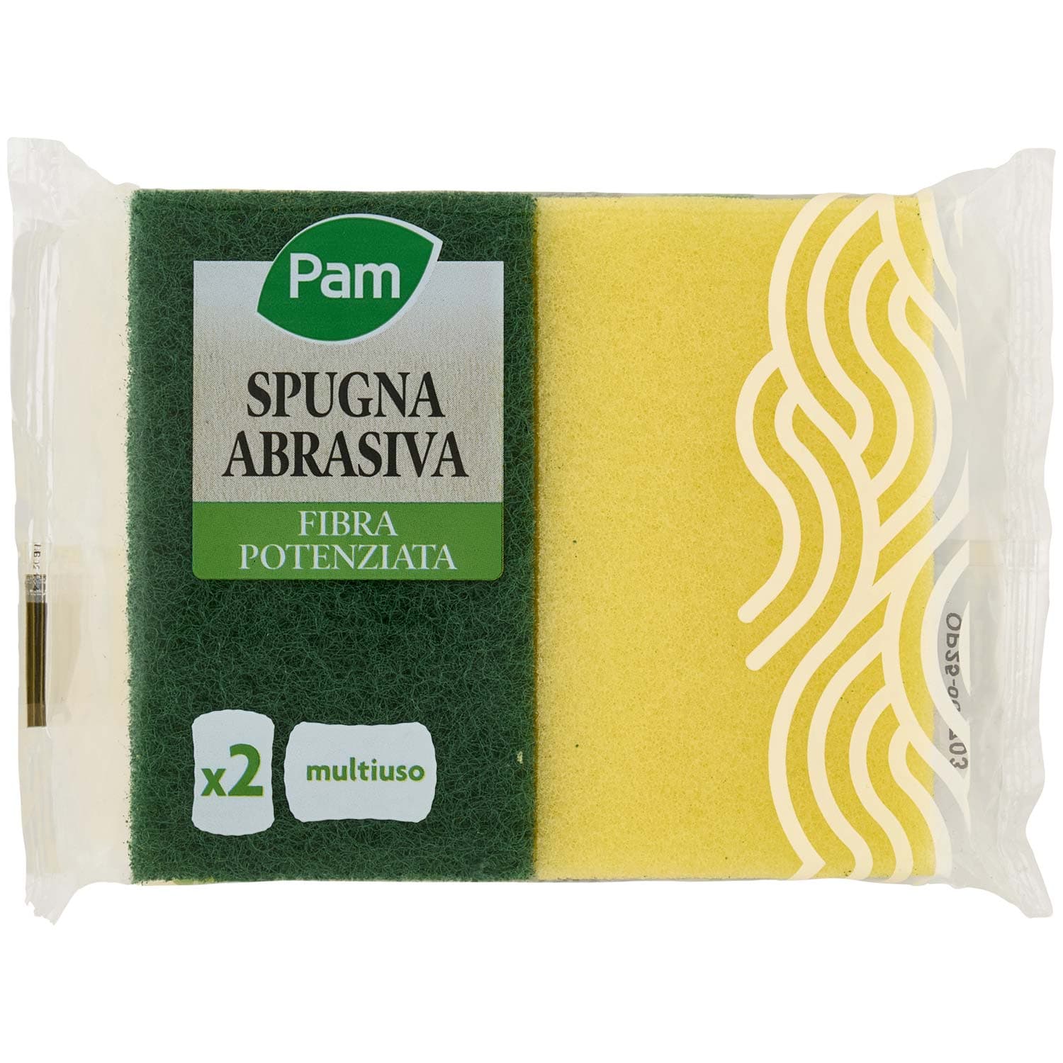 PAM Spugna Abrasiva Fibra Potenziata 2 pz – immagine 2