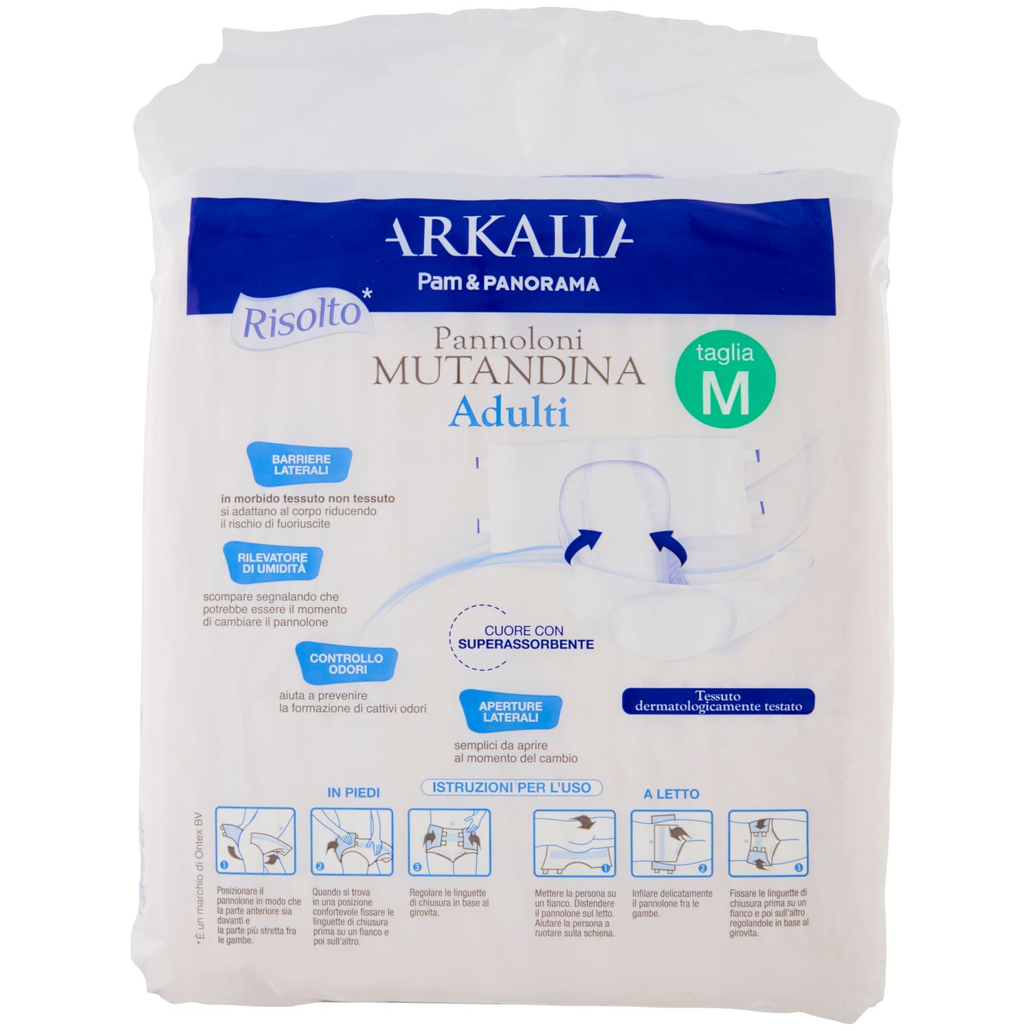 ARKALIA Pannoloni Mutandina Adulti taglia M 15 pz – immagine 4