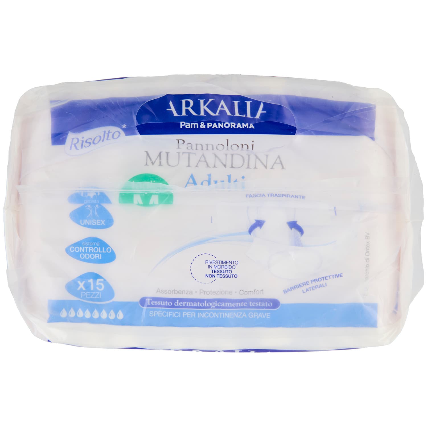 ARKALIA Pannoloni Mutandina Adulti taglia M 15 pz – immagine 6