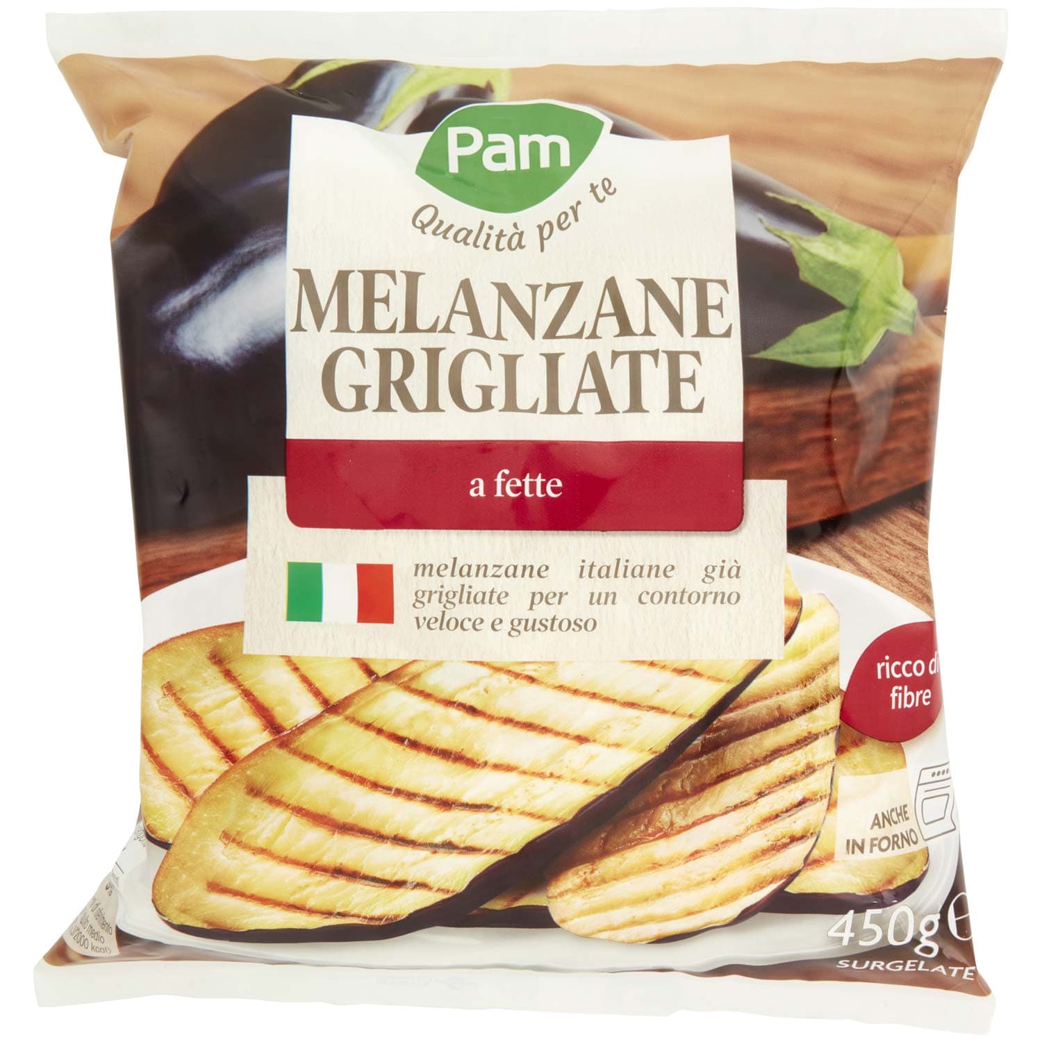 PAM PANORAMA Melanzane Grigliate surgelate 450 g – immagine 2