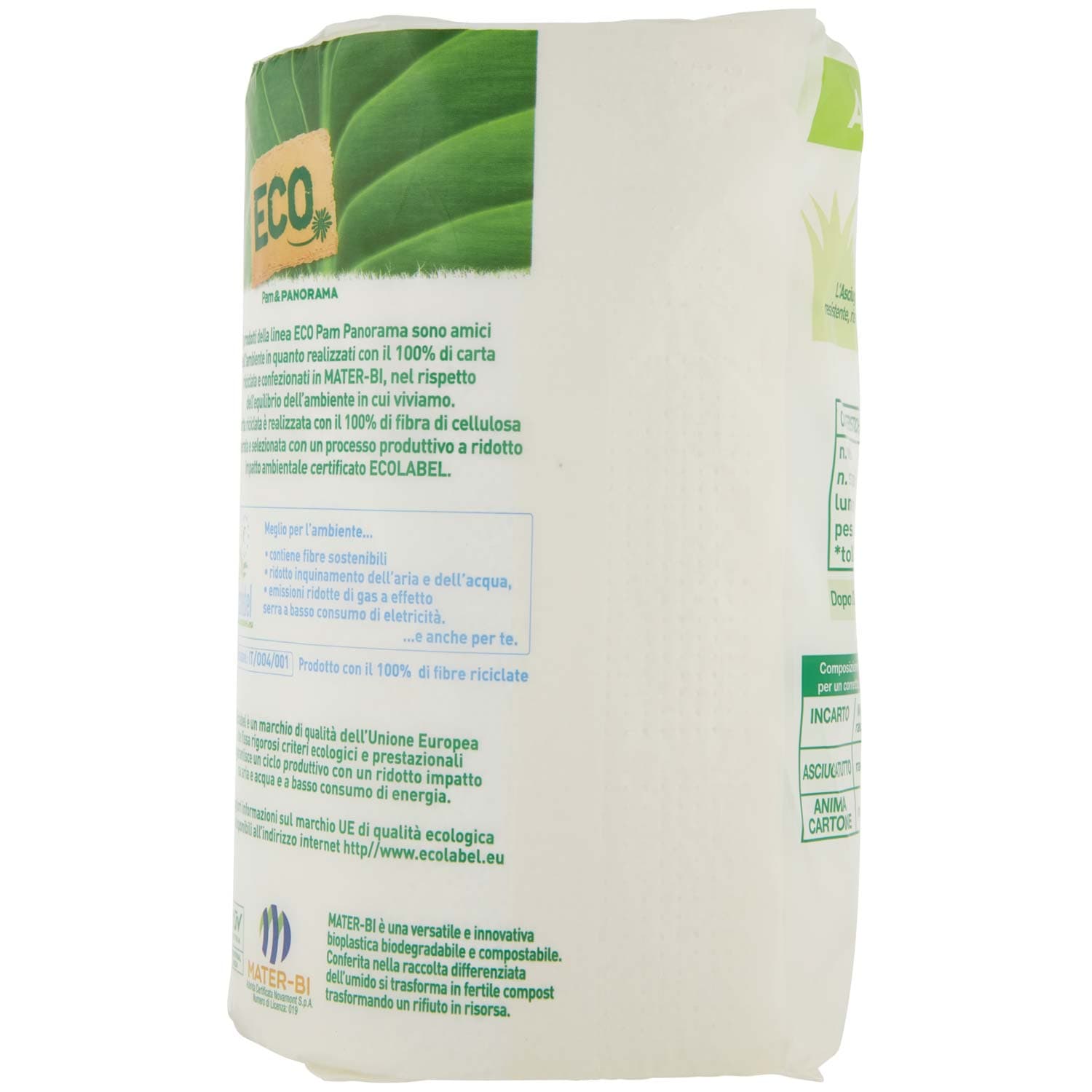 ECO Asciugatutto 2 veli 100% carta riciclata 1 rotolo – immagine 4