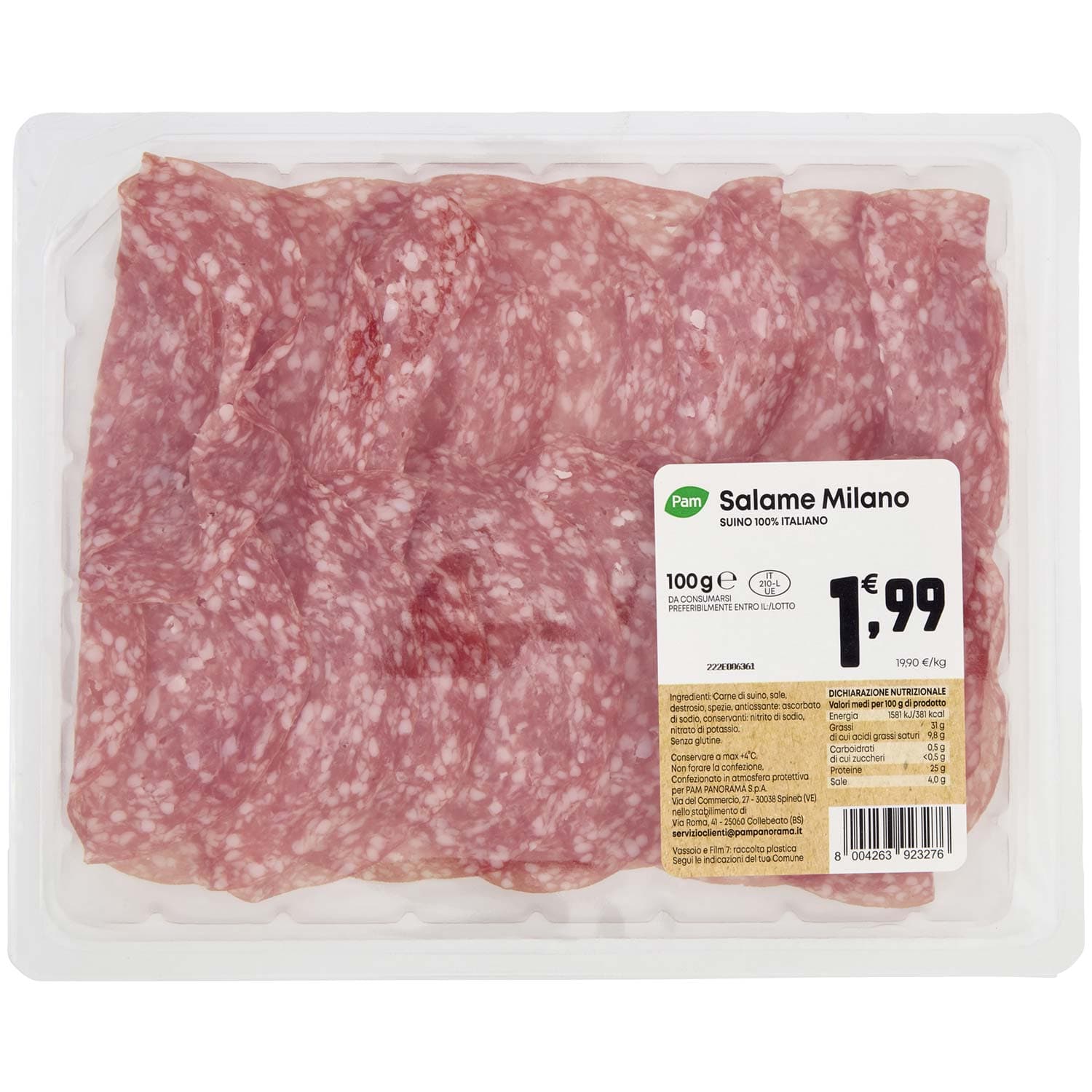 PAM Salame Milano 100 g – immagine 2