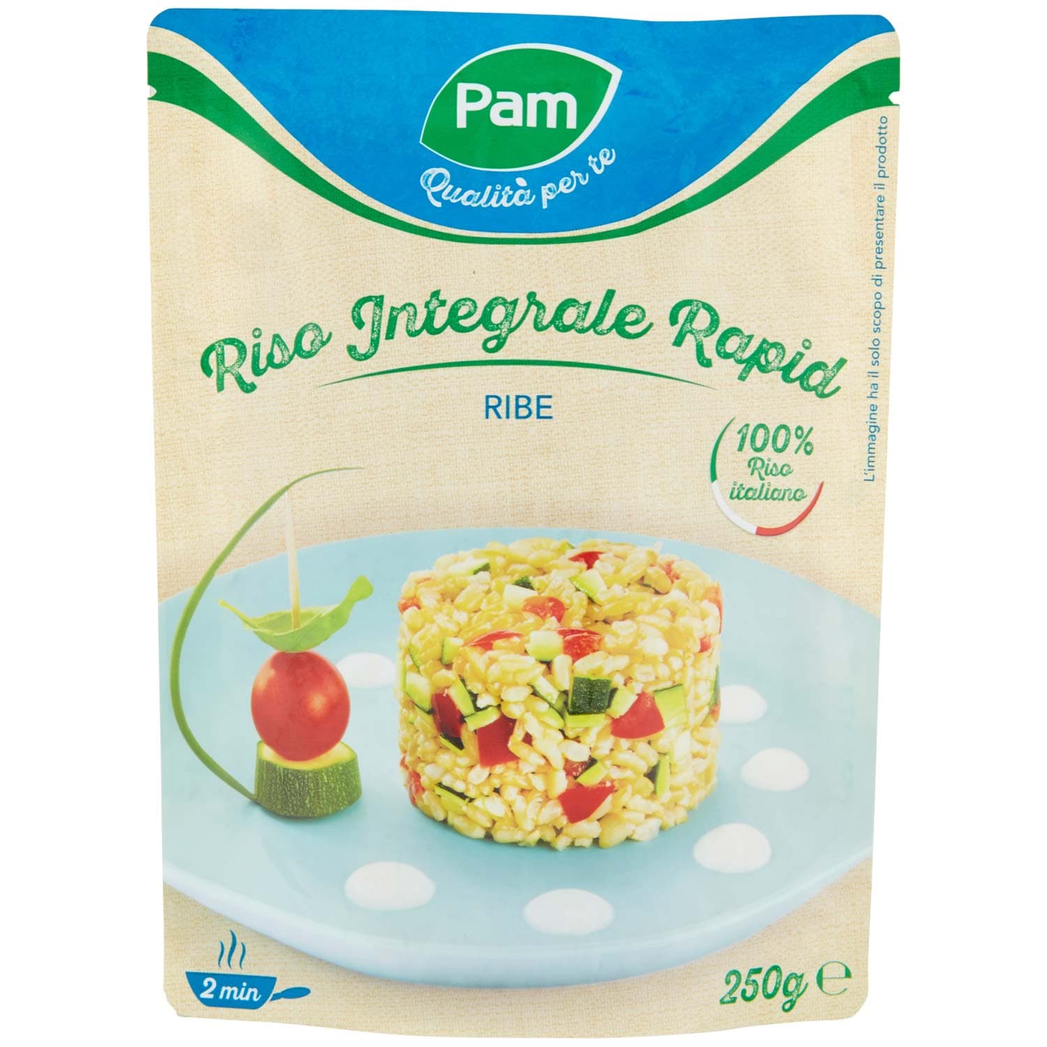 PAM Qualità per te Riso Integrale Rapid Ribe 250 g – immagine 2