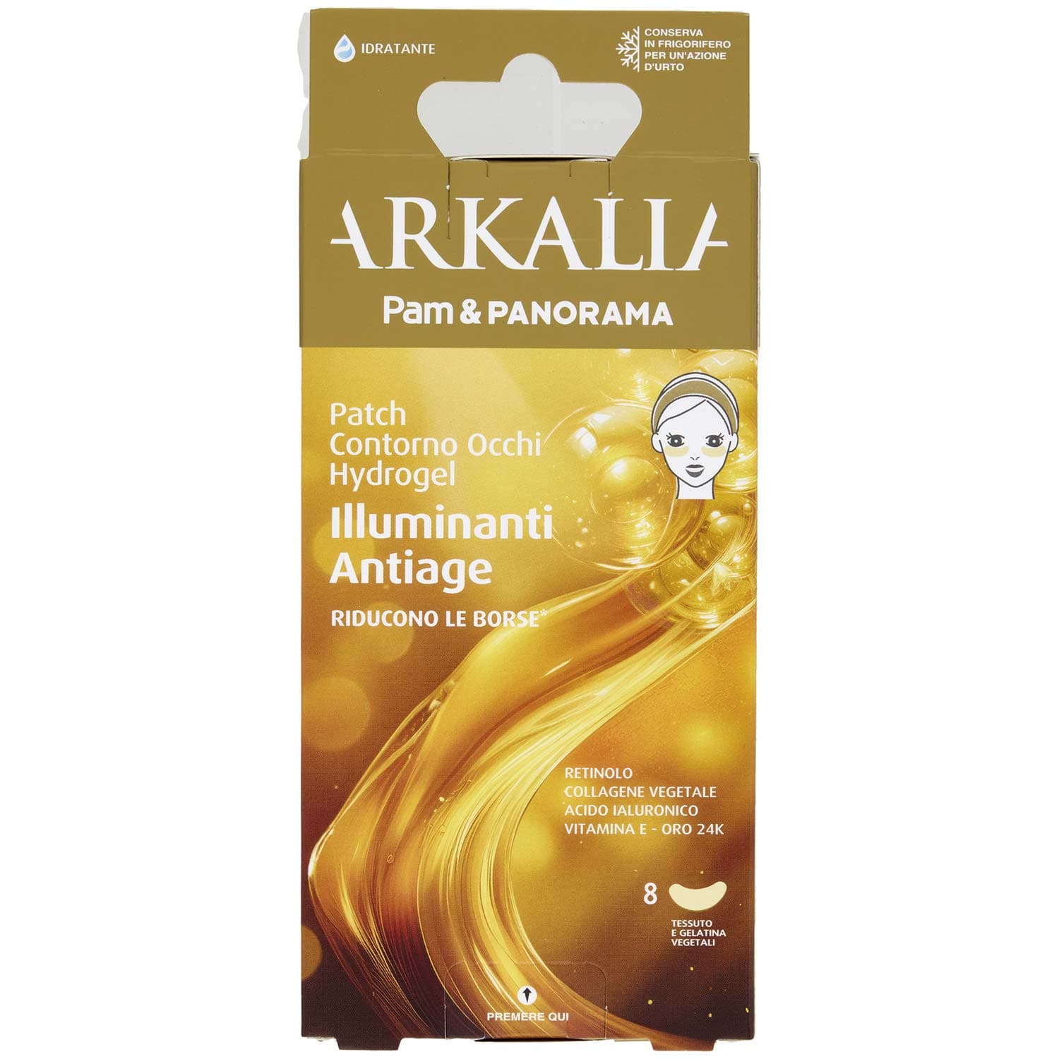 ARKALIA Patch Contorno Occhi Hydrogel Illuminanti Antiage 1 pz – immagine 2