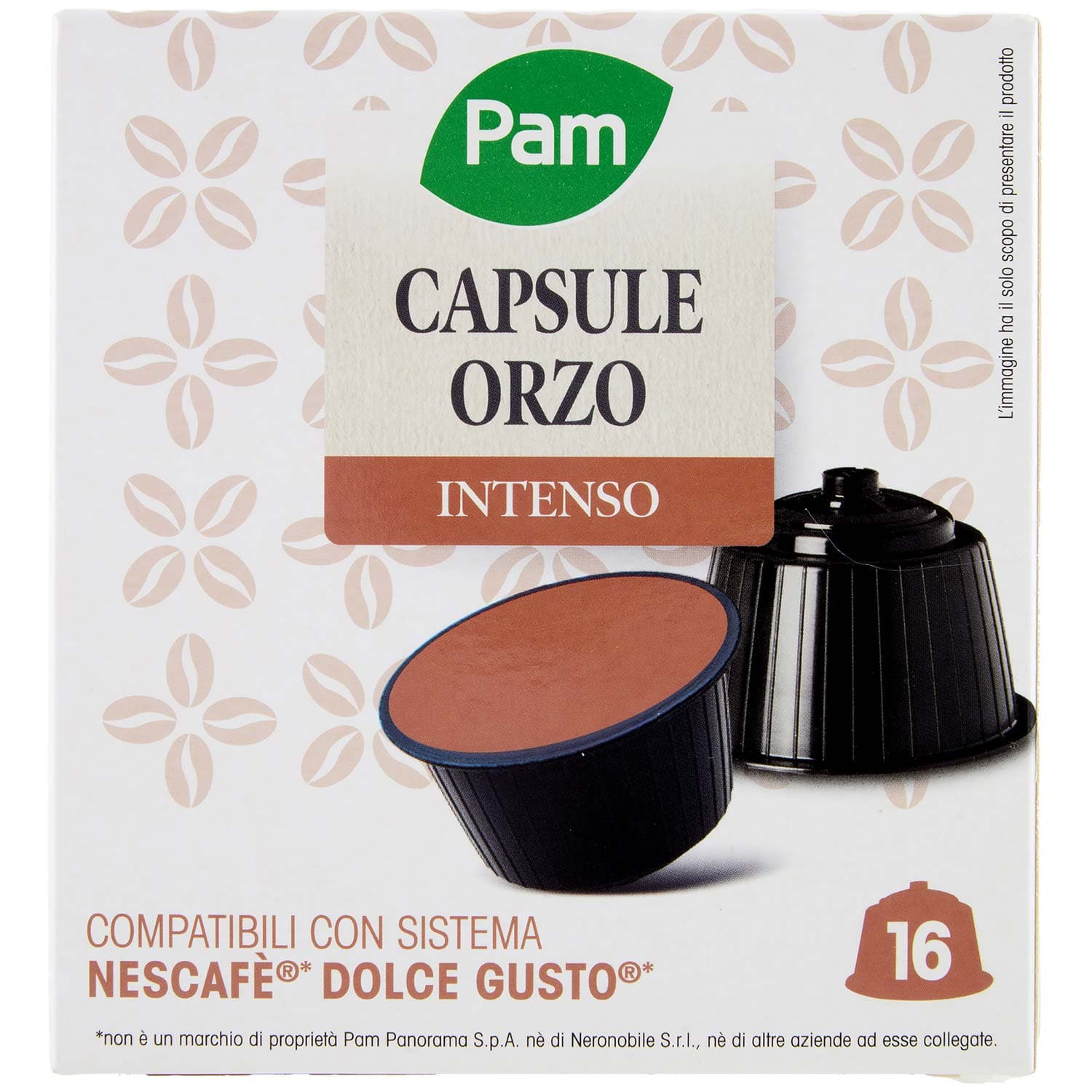 PAM Caffè Capsule Orzo Intenso Compatibili Nescafè* Dolce Gusto* 48g (16x3g) – immagine 4