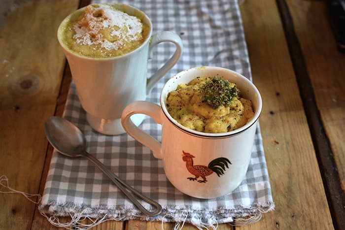 Mug cake dolce e salato