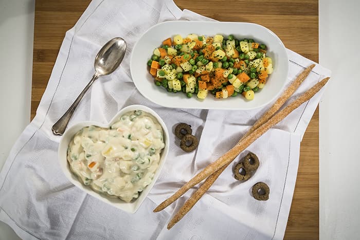 Insalata russa vegana