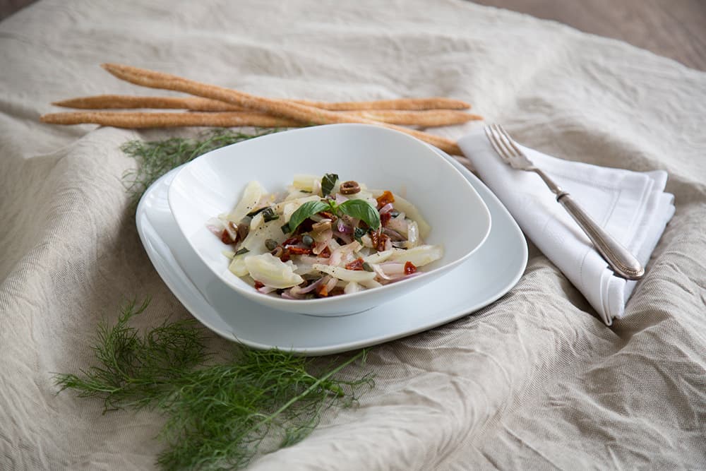 Insalata mediterranea di finocchi