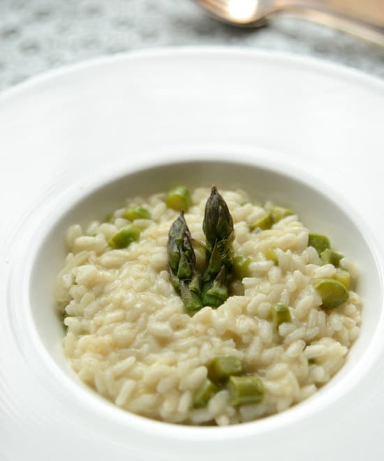 Risotto con gli asparagi verdi