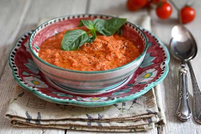 Zuppa fredda di verdure