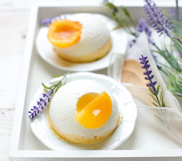 Semifreddo di albicocche e lavanda
