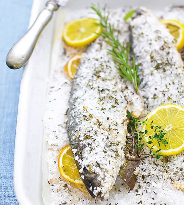 Branzino al sale aromatico