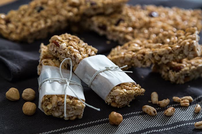 Barrette di croccante ai cereali