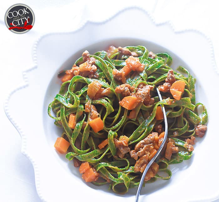 Tagliatelle con ragù d'anatra