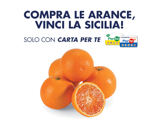 Compra le arance, vinci la Sicilia!