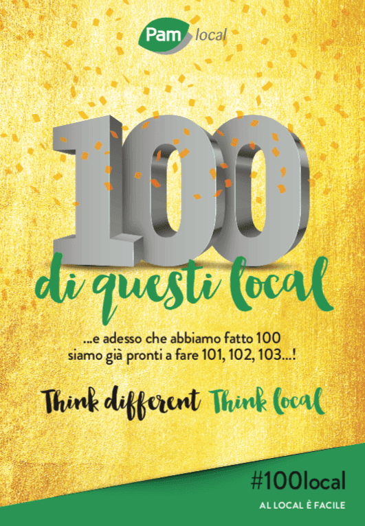 Pam local festeggia nella Capitale l'apertura del 100° negozio