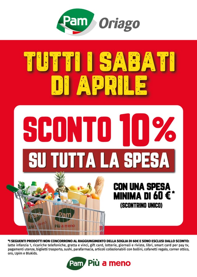 Volantino Sconto Oriago Aprile