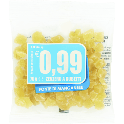 Zenzero a cubetti 70g