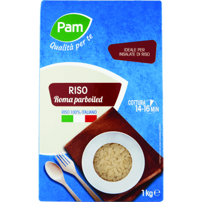 PAM Qualità per te Riso Roma parboiled 1 Kg