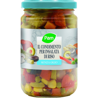 Condimento per insalata di riso al naturale