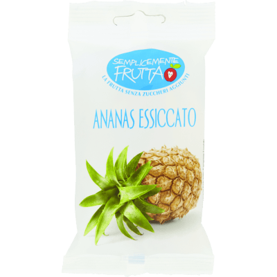 Semplicemente frutta ananas essiccato 25g